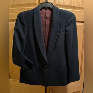 Austin Reed Daytons Oval Room Navy Blue Blazer, one button front sz M/10 Wool